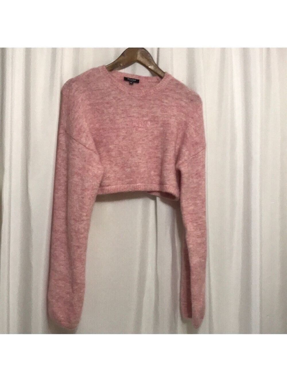 MILANO WOOL BLEND CROPPED SWEATER SZ XL - Picture 2 of 9